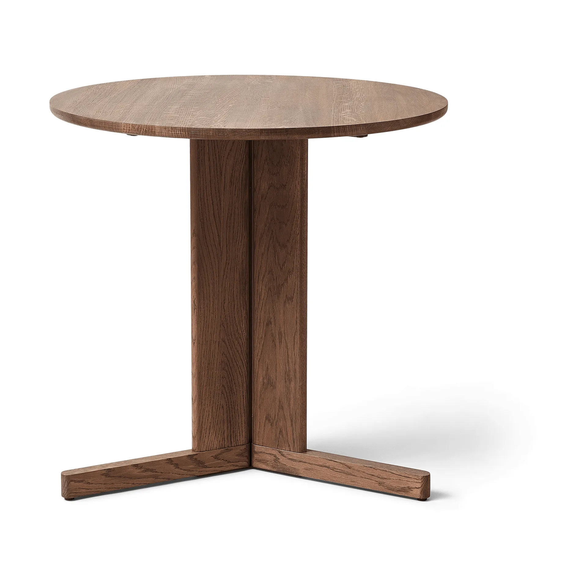 트레포일 다이닝 테이블 Ø75 cm, Smoked oak Form & Refine