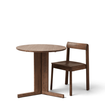 트레포일 다이닝 테이블 Ø75 cm - Smoked oak - Form & Refine