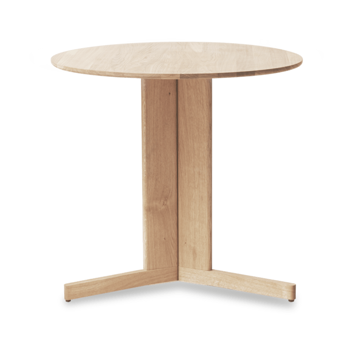 트레포일 다이닝 테이블 Ø75 cm - White oak - Form & Refine