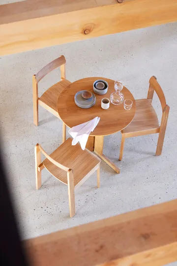 트레포일 다이닝 테이블 Ø90 cm - Oak - Form & Refine