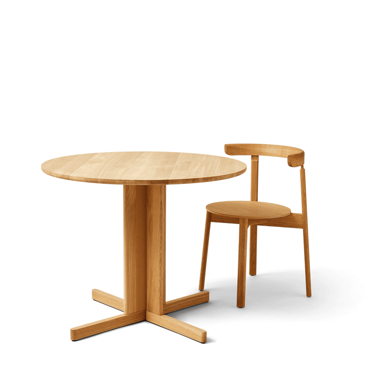 트레포일 다이닝 테이블 Ø90 cm, Oak Form & Refine