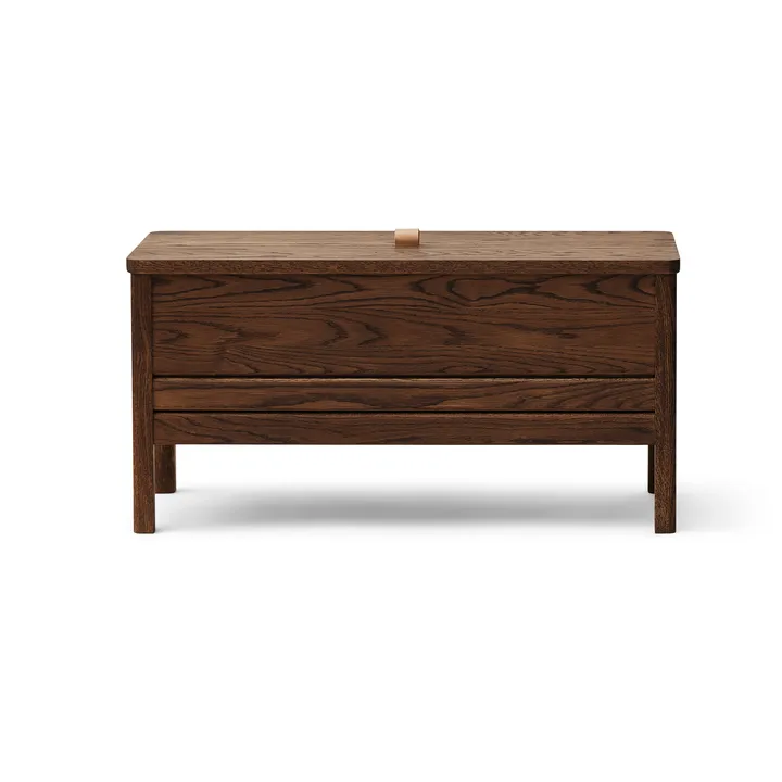 A Line 수납 벤치 90 cm - Smoked oak - Form & Refine