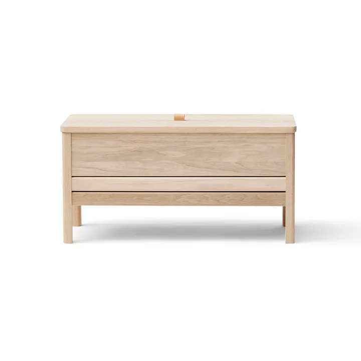A Line 수납 벤치 90 cm - White oak - Form & Refine