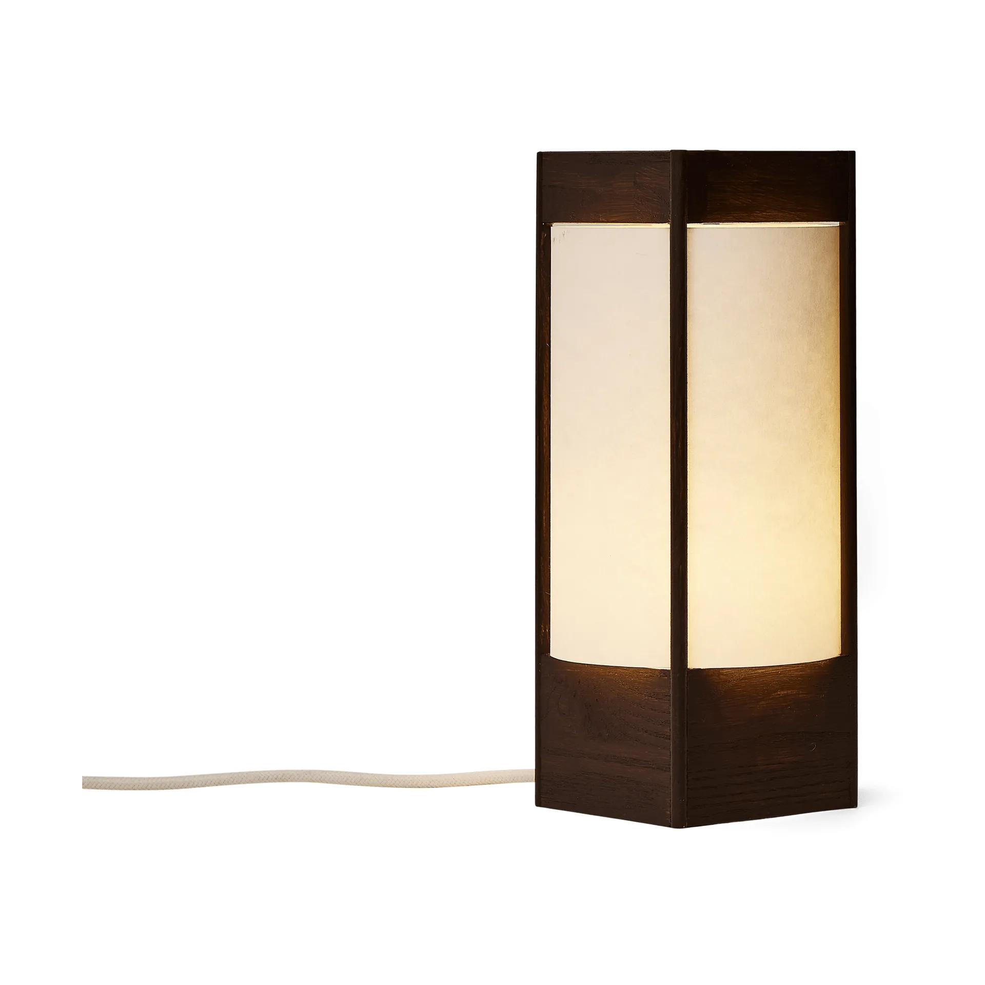 Andon 테이블 조명, Dark brown ash, 32 cm Form & Refine
