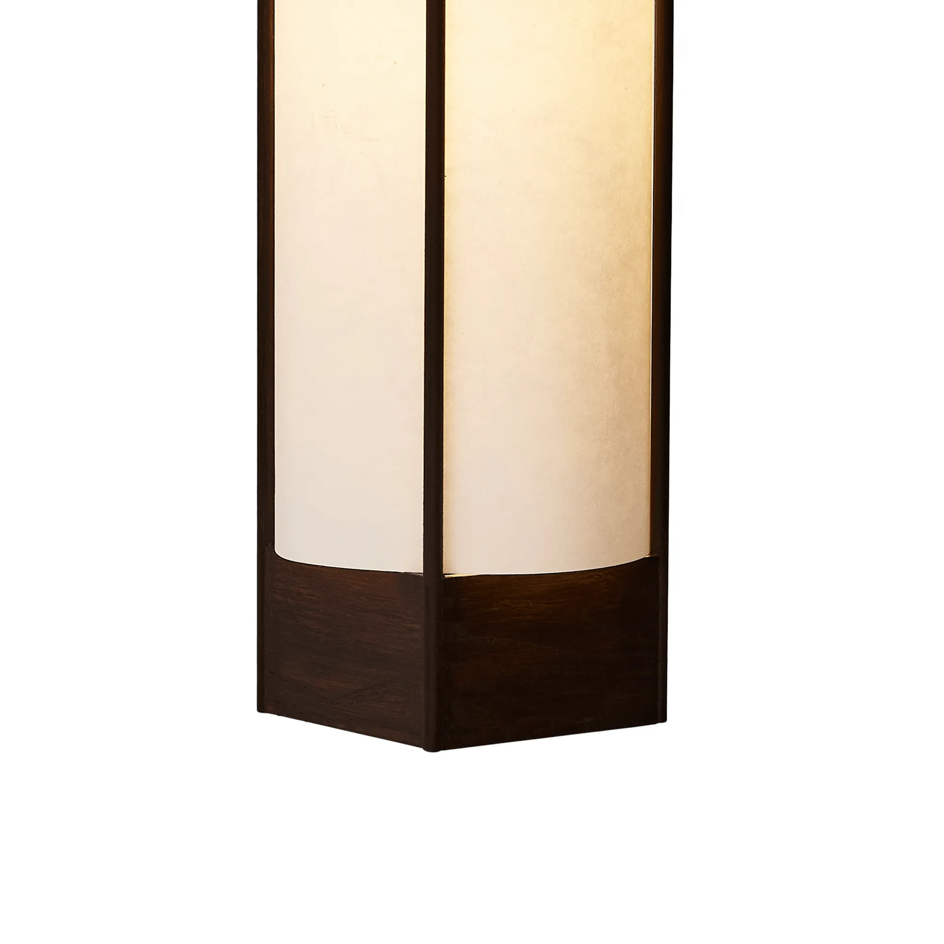 Andon 펜던트 조명, dark brown ash, long Form & Refine