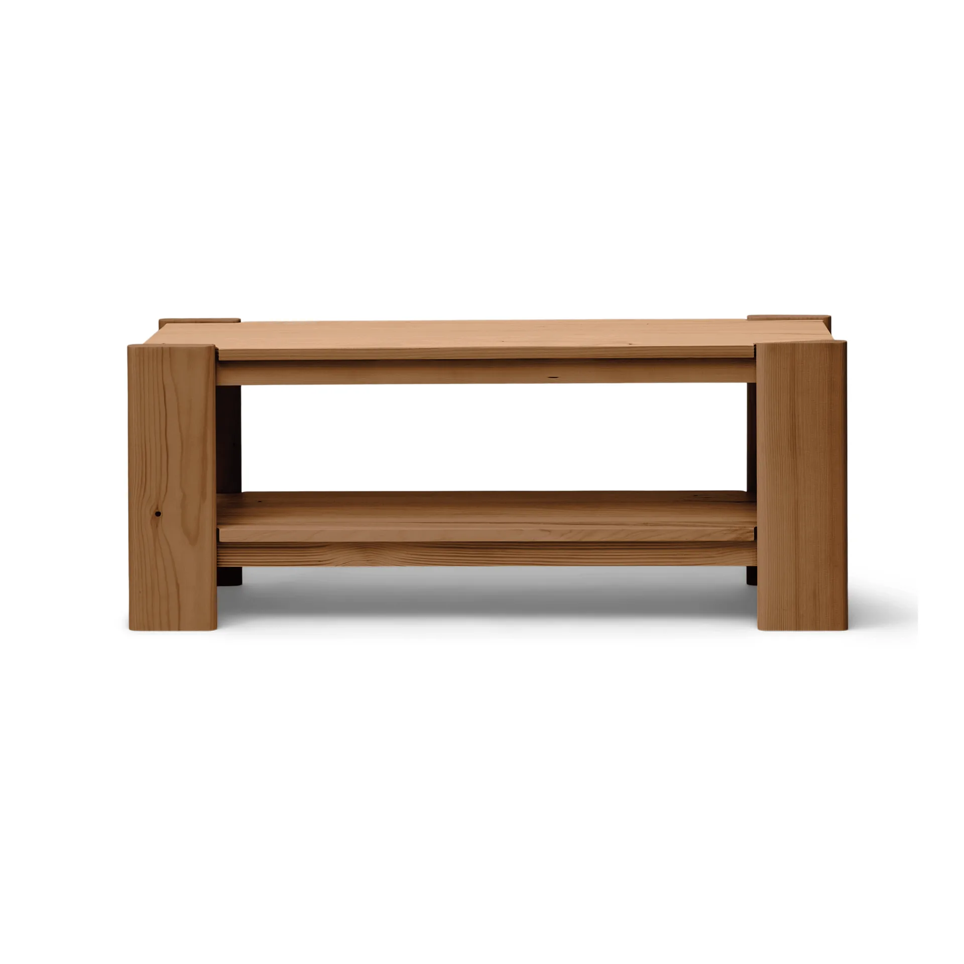 빔 벤치, Deep brown pine, 112x45x33 cm Form & Refine