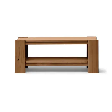 빔 벤치 - Deep brown pine, 112x45x33 cm - Form & Refine