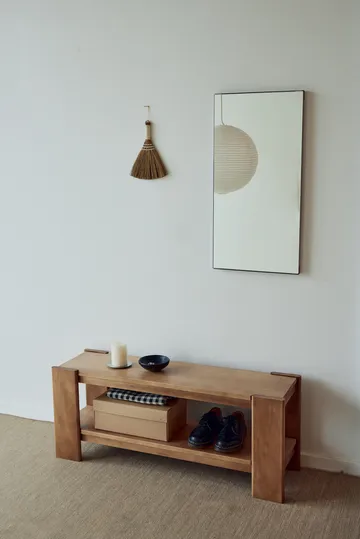 빔 벤치 - Deep brown pine, 112x45x33 cm - Form & Refine