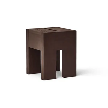Monolith 사이드 테이블 - Dark brown ash, 29x29x36 cm - Form & Refine