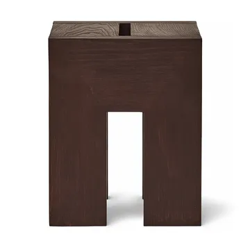 Monolith 사이드 테이블 - Dark brown ash, 29x29x36 cm - Form & Refine