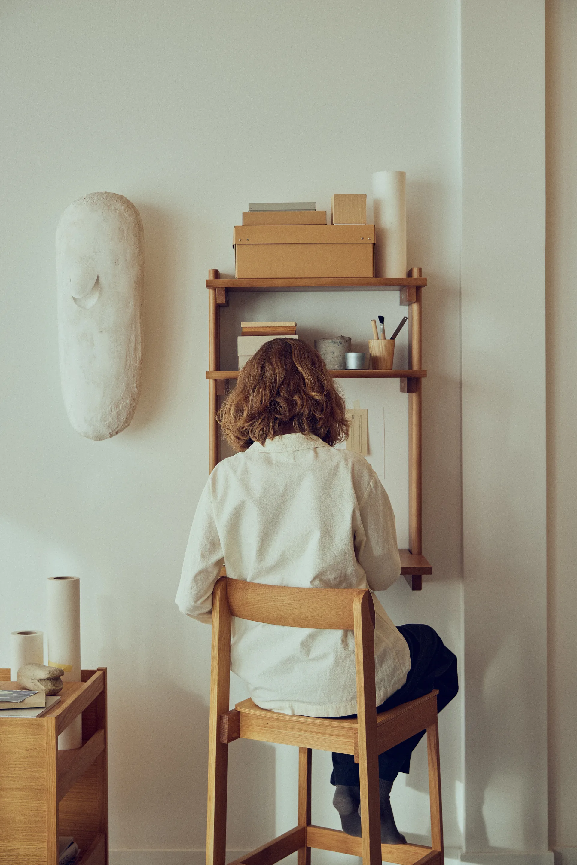 블루프린트 바 스툴, Oak, 65 cm Form & Refine