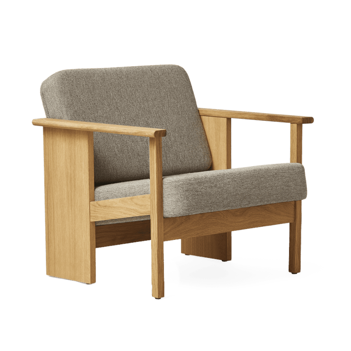 블록 라운지 체어 - Oak-Hallingdal 65-0227 - Form & Refine