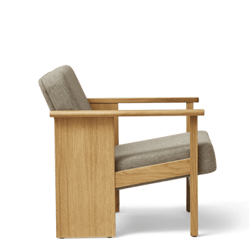 블록 라운지 체어 - Oak-Hallingdal 65-0227 - Form & Refine