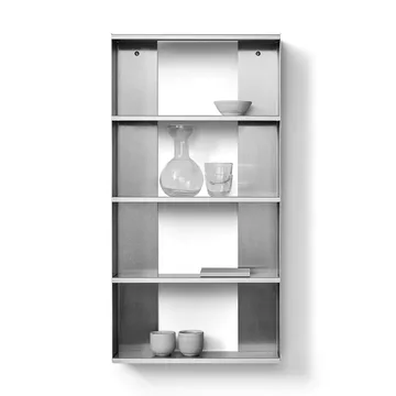 테이퍼 벽 선반 - Stainless steel, 50x98 cm - Form & Refine