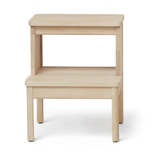 에이 라인 라운드 스텝 스툴 - White oak, Ø38x47.5 cm - Form & Refine