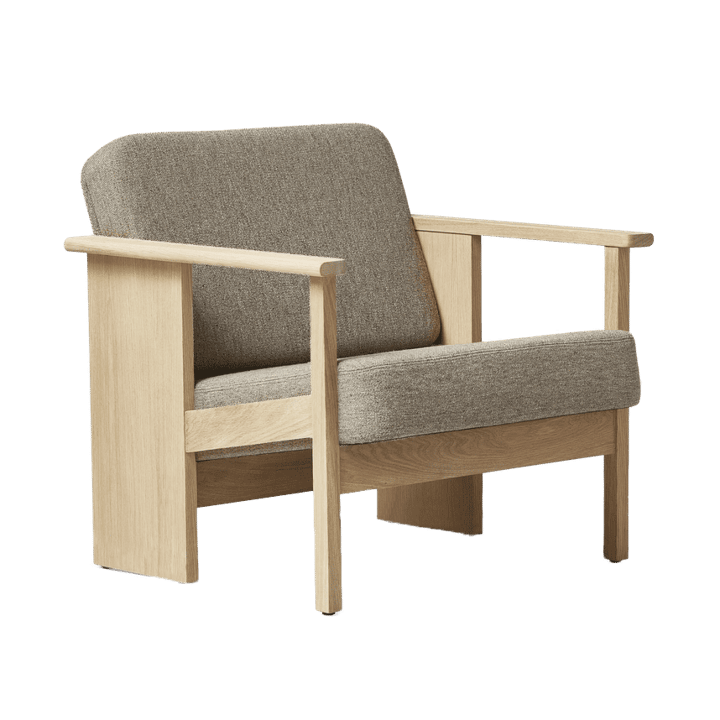 블록 라운지 체어 - White oak-Hallingdal 65-0227 - Form & Refine