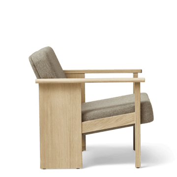 블록 라운지 체어 - White oak-Hallingdal 65-0227 - Form & Refine