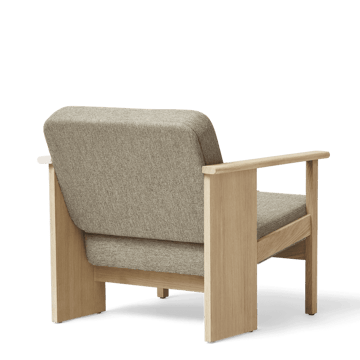 블록 라운지 체어 - White oak-Hallingdal 65-0227 - Form & Refine