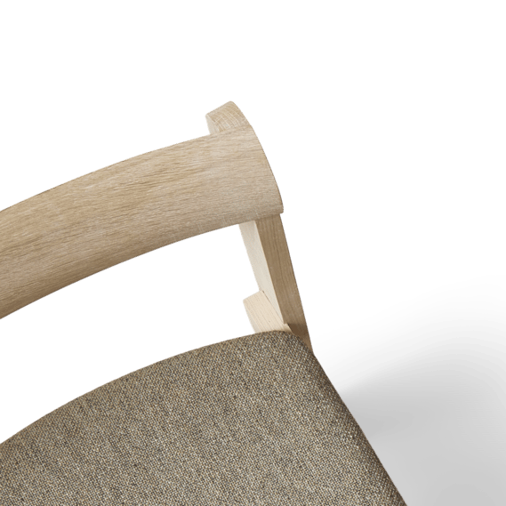 블루프린트 체어, White oak-Hallingdal 65 0227 Form & Refine