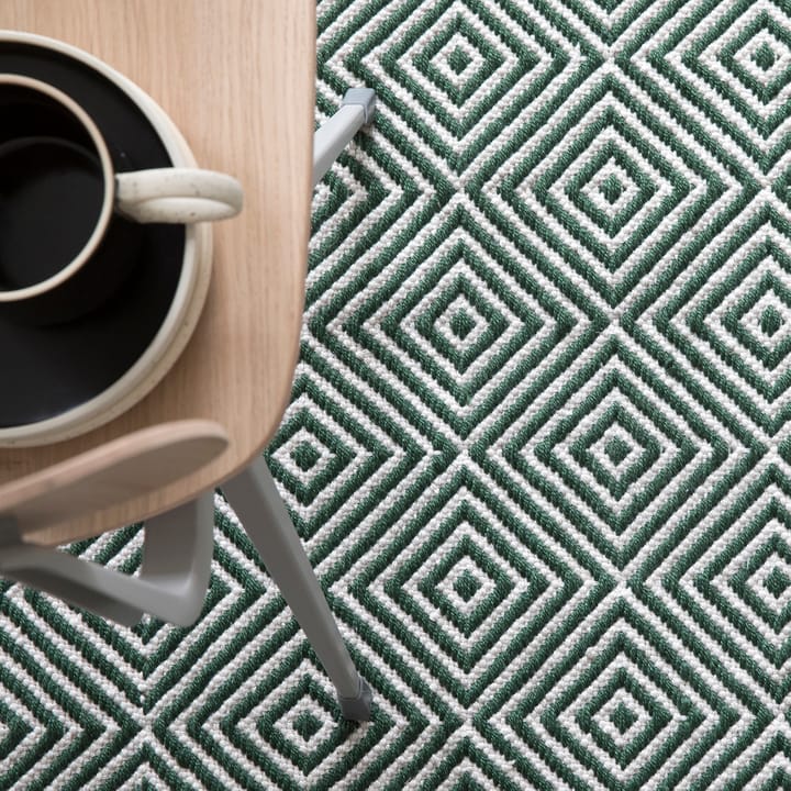 다이아몬드 PVC 러그 170x230 cm, Green Formgatan | 폼가탄