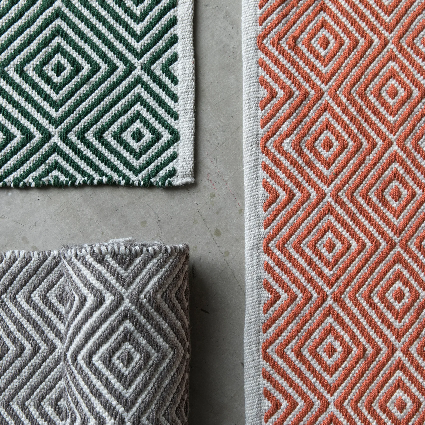 다이아몬드 PVC 러그 200x300 cm, Grey Formgatan | 폼가탄