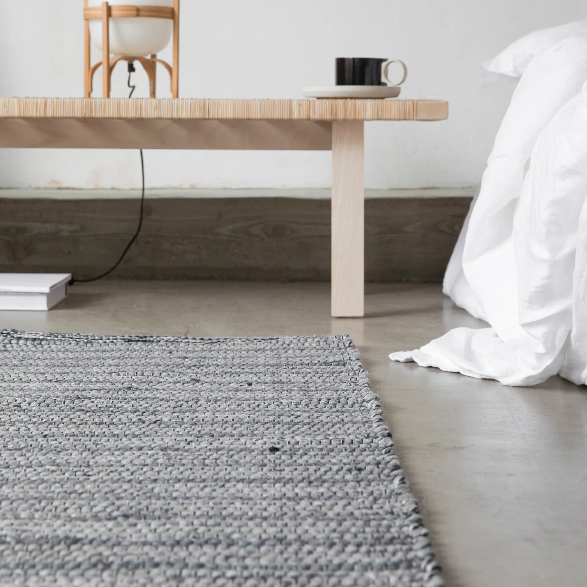 스트라이프 PVC 러그 200x300 cm, Grey Formgatan | 폼가탄