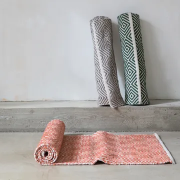 다이아몬드 PVC 러그 70x200 cm - Burnt orange - Formgatan | 폼가탄