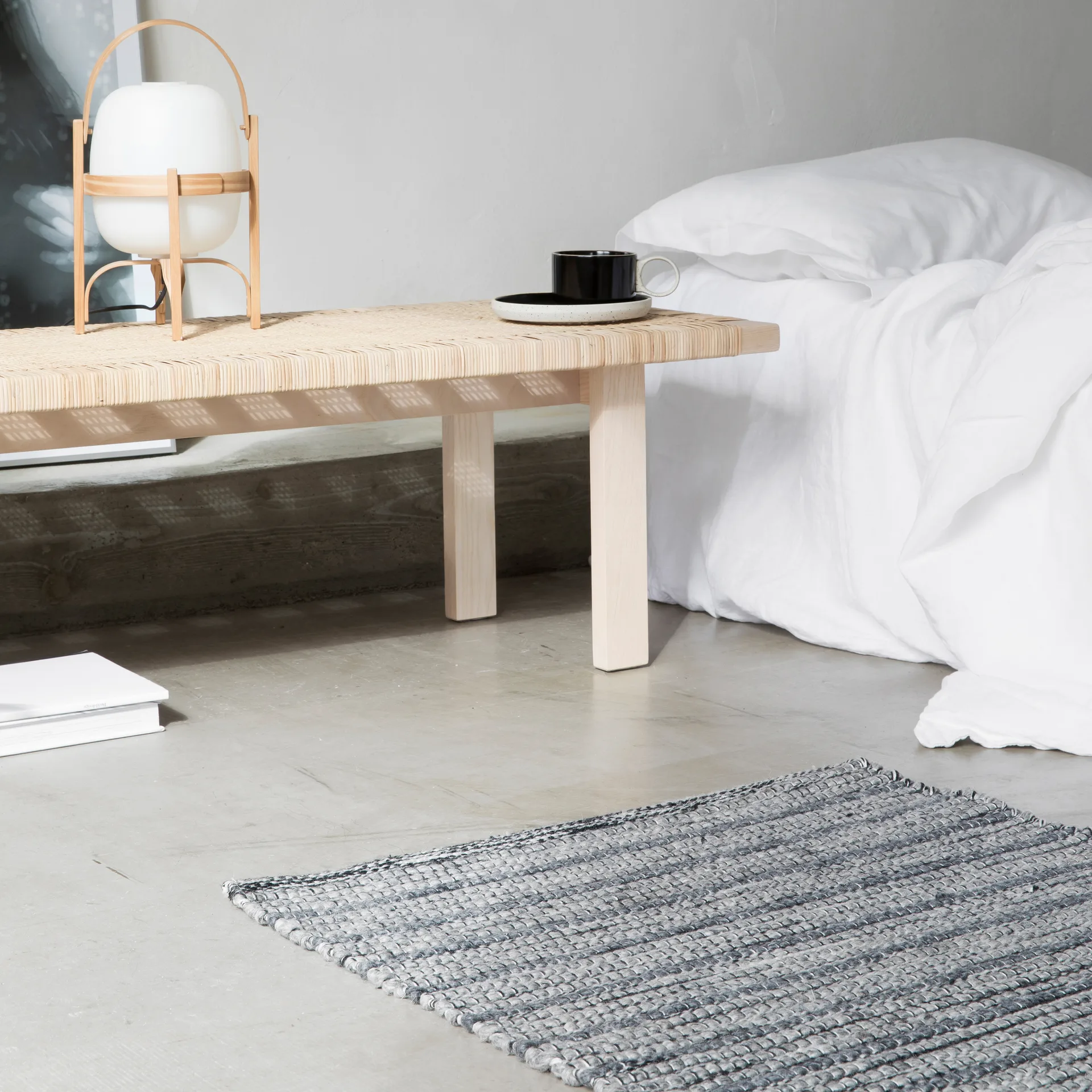 스트라이프 PVC 러그 70x200 cm, Grey Formgatan | 폼가탄