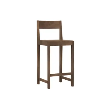 Bar Chair 01 바 스툴 - 다크 브라운 자작나무, 65 cm - FRAMA