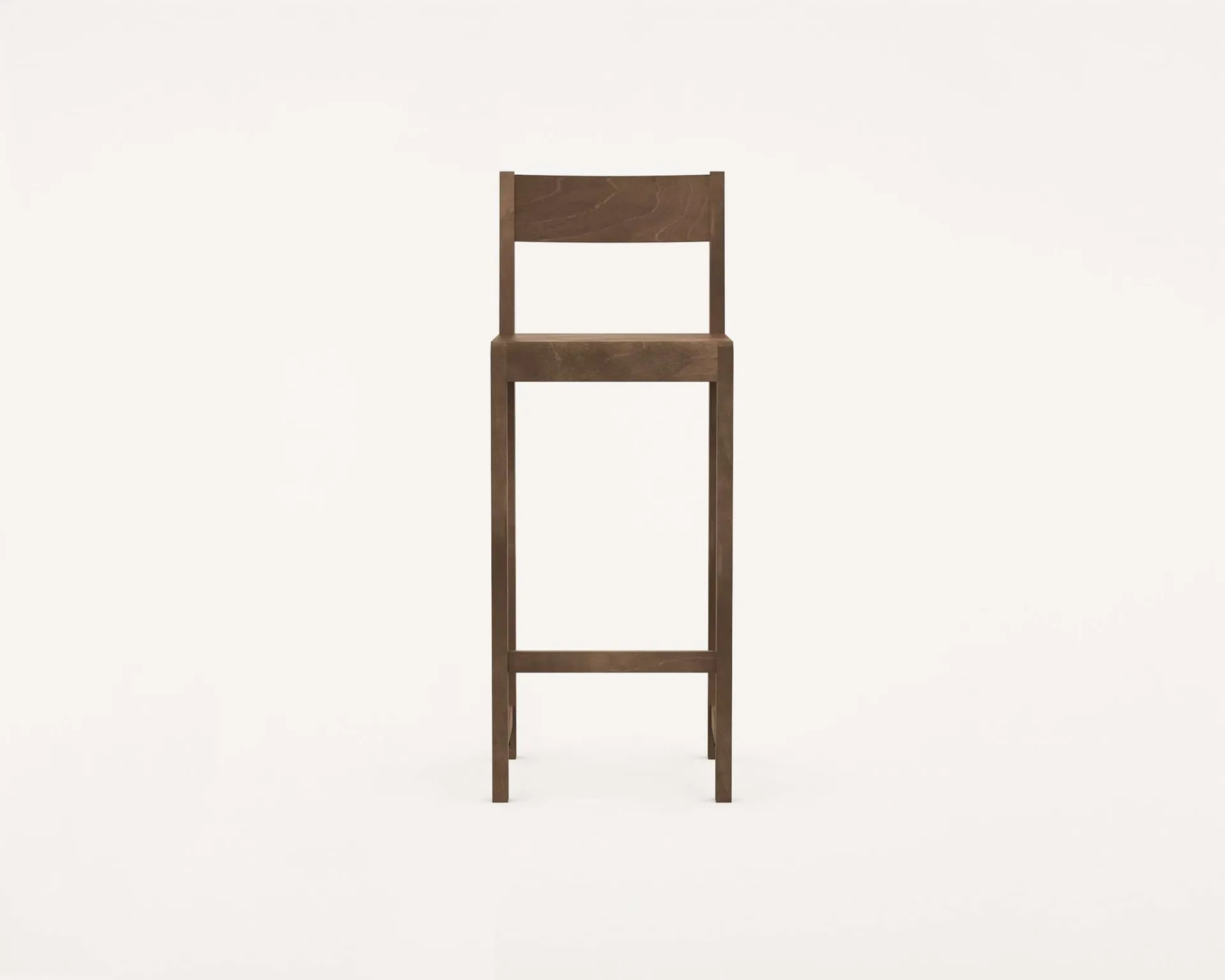 Bar Chair 01 바 스툴, 짙은 갈색 자작나무, 76 cm FRAMA