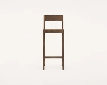 Bar Chair 01 바 스툴 - 짙은 갈색 자작나무, 76 cm - FRAMA