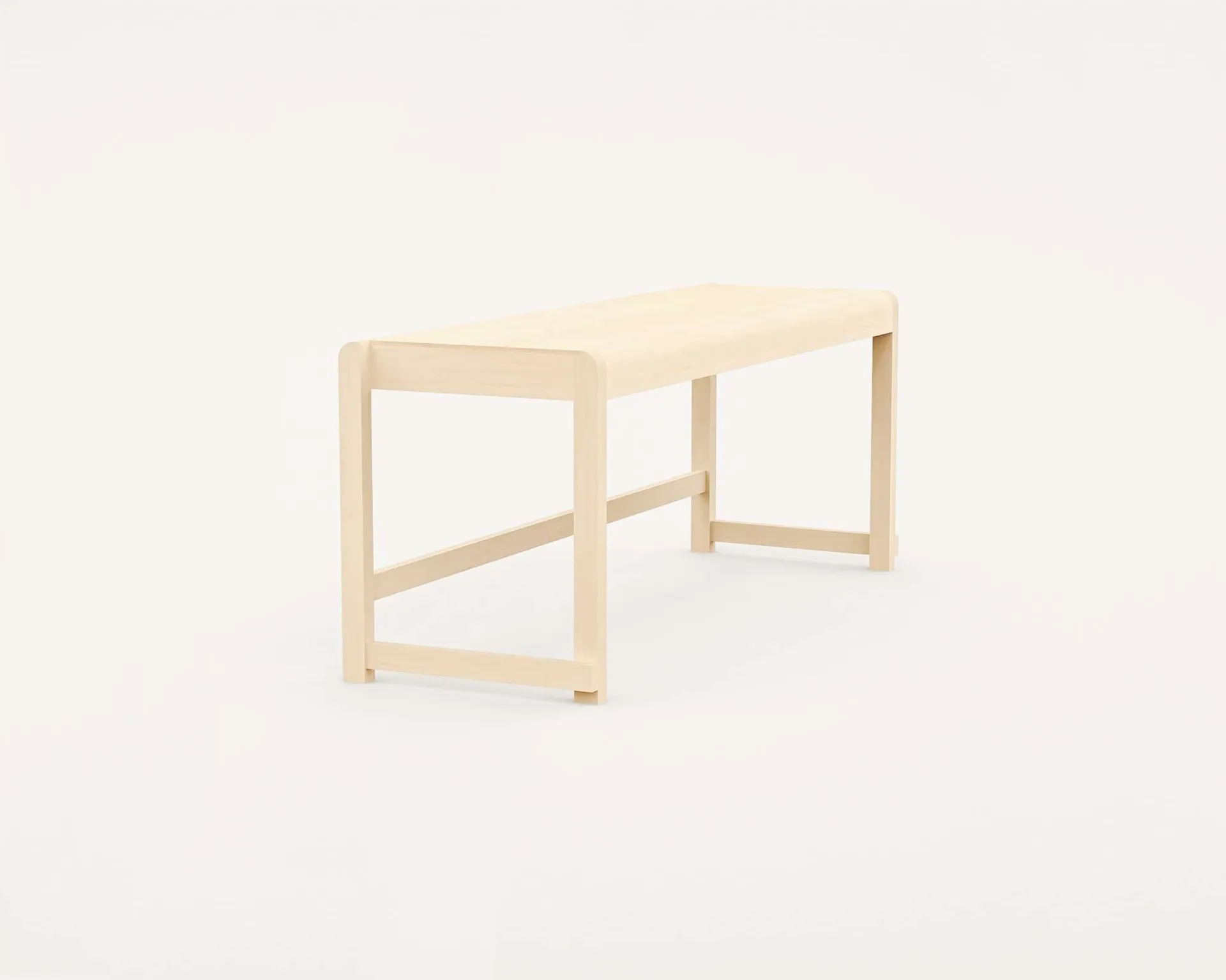 Bench 01 벤치, 자작나무, 114,6x37x46 cm FRAMA