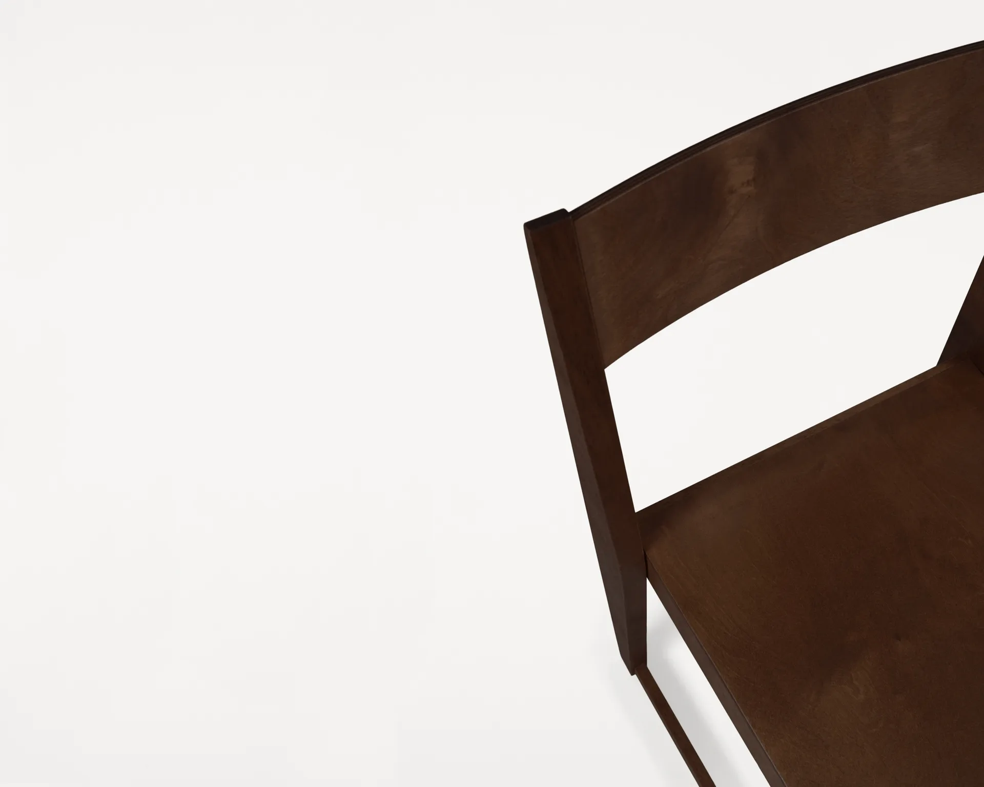 Chair 01 체어, Dark brown birch FRAMA