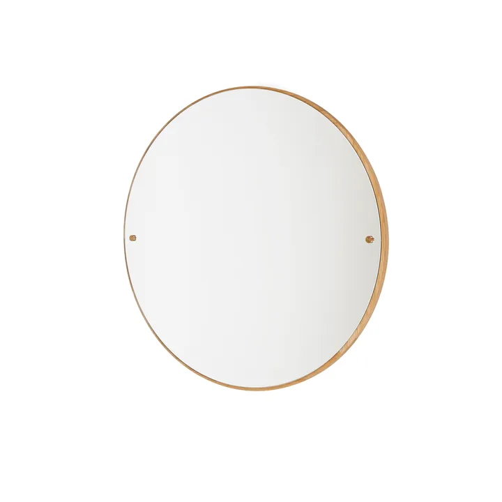 CM Circle 거울 - 오크, medium, Ø60 cm - FRAMA