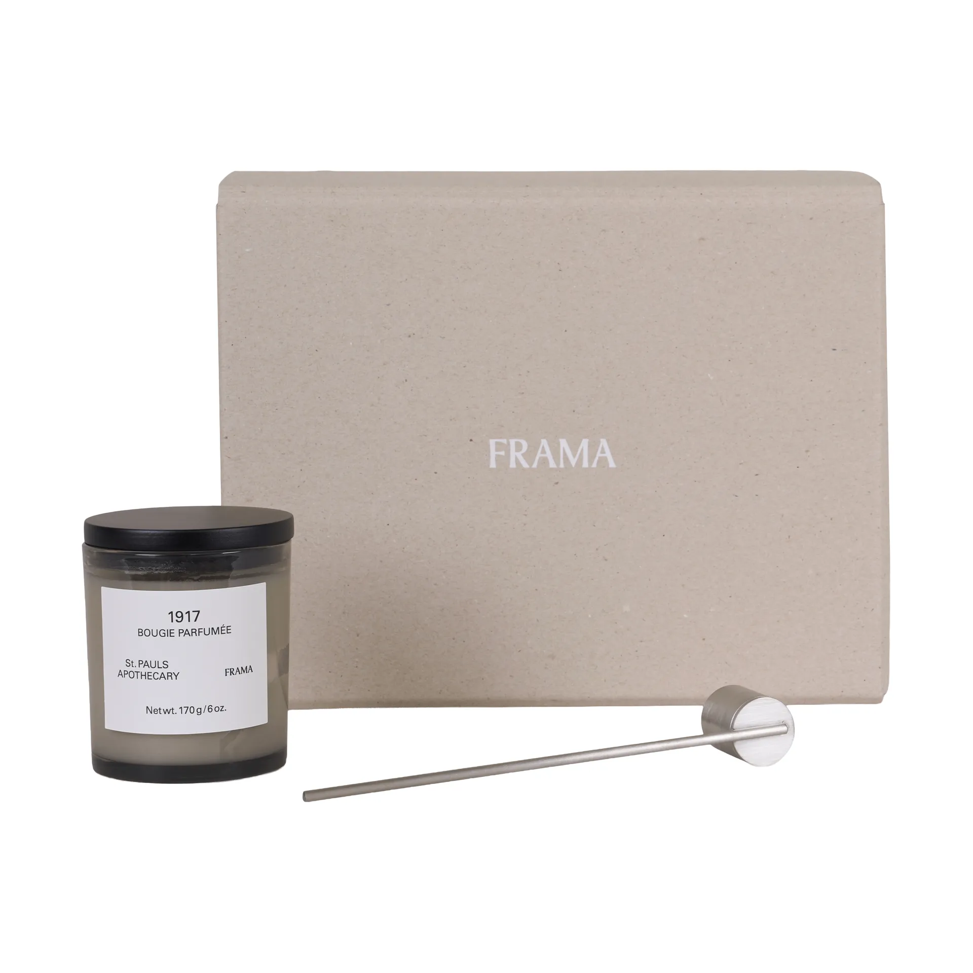 FRAMA 향초 + 캔들 스너퍼 선물 세트, 1917 FRAMA