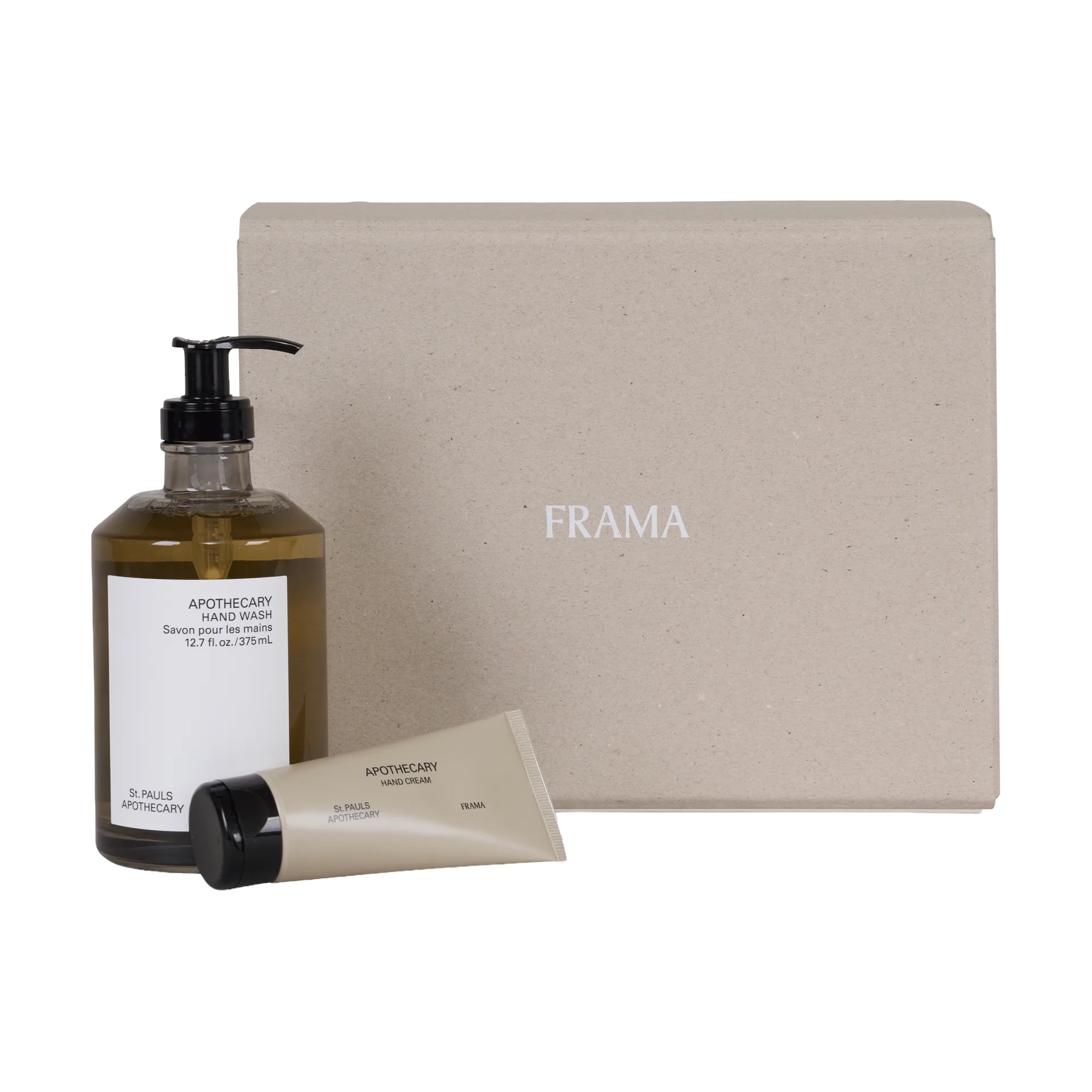 FRAMA 핸드솝 + 핸드크림 선물 세트, Apothecary FRAMA