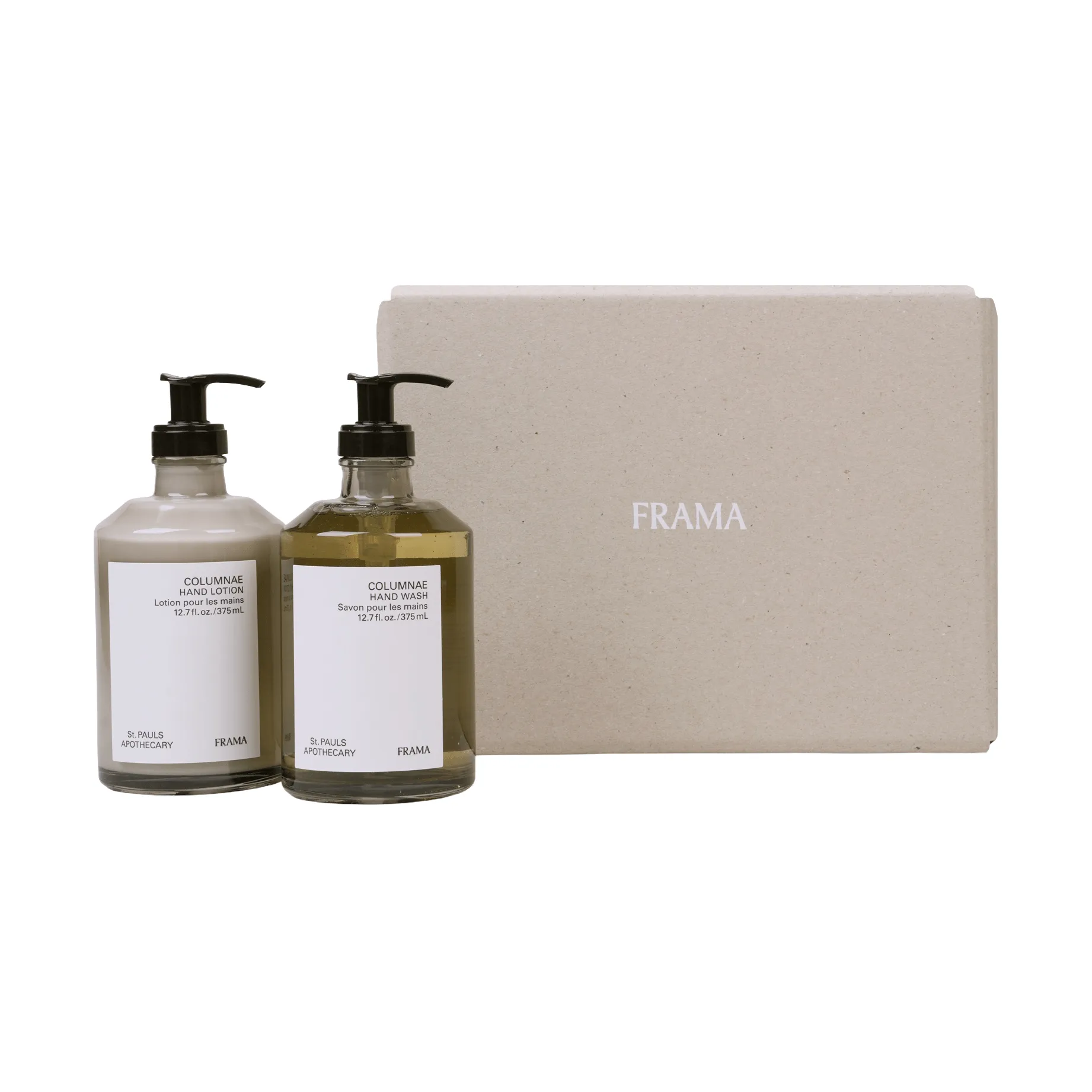 FRAMA 핸드 솝 + 핸드 로션 선물 세트, Columnae FRAMA