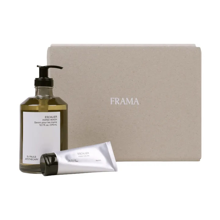 FRAMA 핸드솝 + 핸드크림 선물 세트 - Escalier - FRAMA
