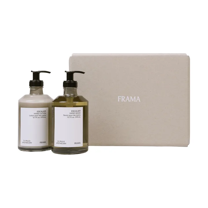 FRAMA 핸드 솝 + 핸드 로션 선물 세트 - Escalier - FRAMA