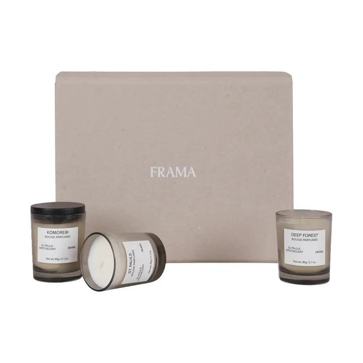 FRAMA gåvoset doftljus - 3개 - FRAMA