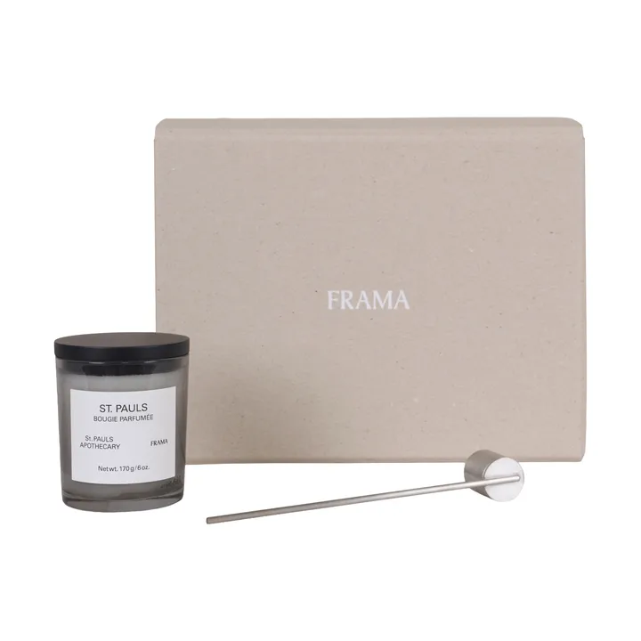 FRAMA 향초 + 캔들 스너퍼 선물 세트 - St. Pauls - FRAMA