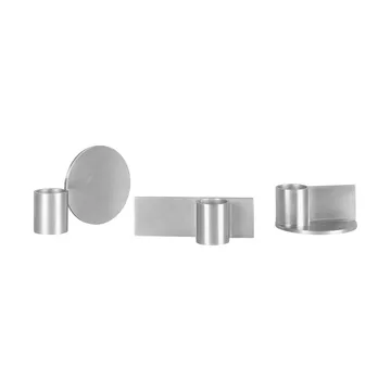 Fundament 캔들 홀더 - 틀 2, 스테인리스 스틸, 3x9x3 cm - FRAMA