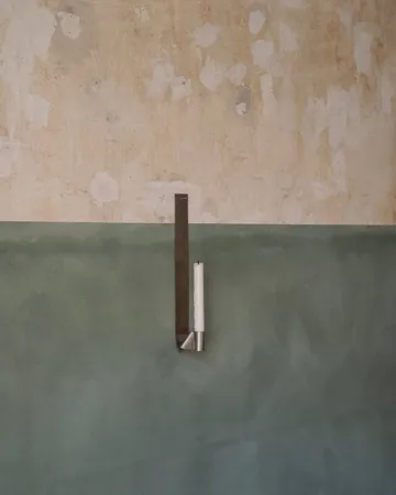 Ornament 벽걸이 캔들 홀더 - 스테인리스 스틸, long, 35,8 cm - FRAMA