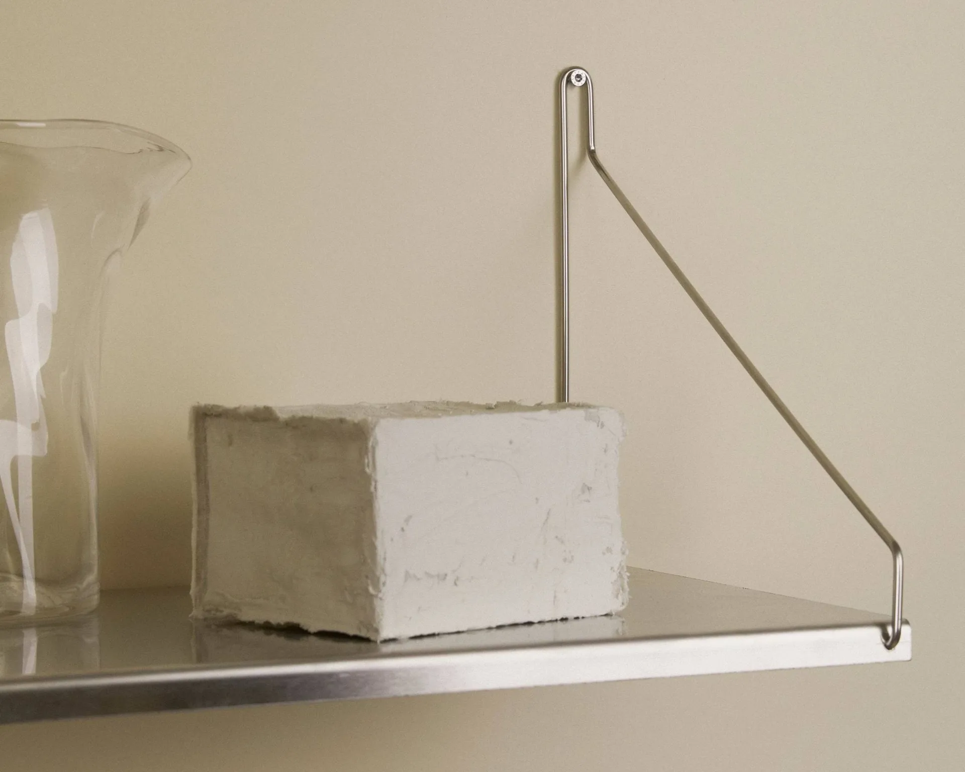 Single Shelf 벽 선반, 스테인리스 스틸, 40x20 cm FRAMA