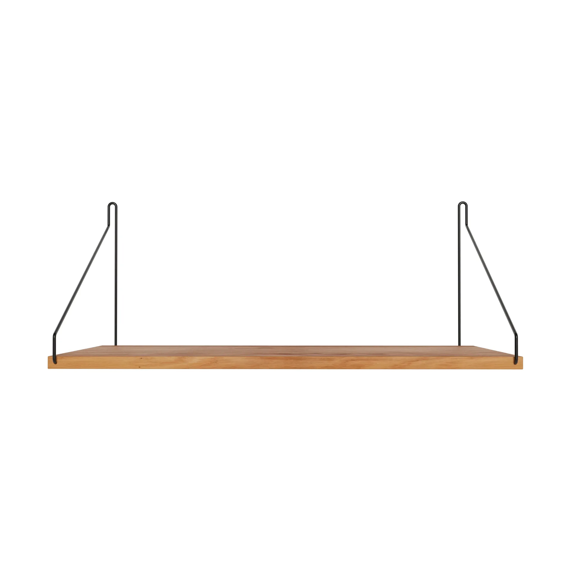 Single Shelf 벽 선반, 오크-블랙, 40x27 cm FRAMA