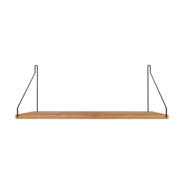 Single Shelf 벽 선반 - 오크-블랙, 40x27 cm - FRAMA