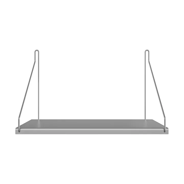 Single Shelf 벽 선반 - 스테인리스 스틸, 40x27 cm - FRAMA