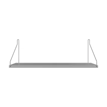 Single Shelf 벽 선반 - 스테인리스 스틸, 60x20 cm - FRAMA