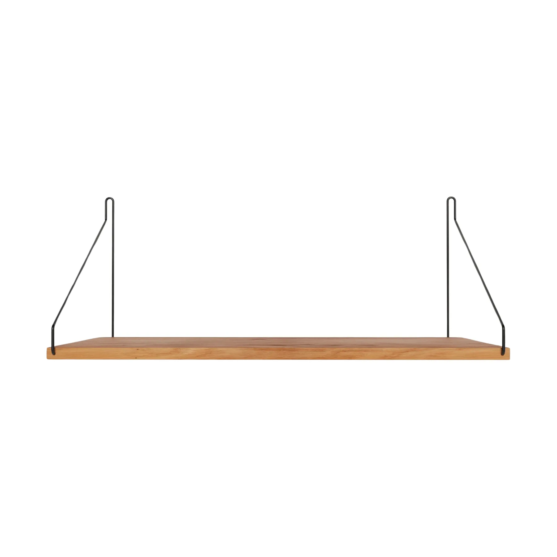 Single Shelf 벽 선반, 오크-블랙, 60x27 cm FRAMA