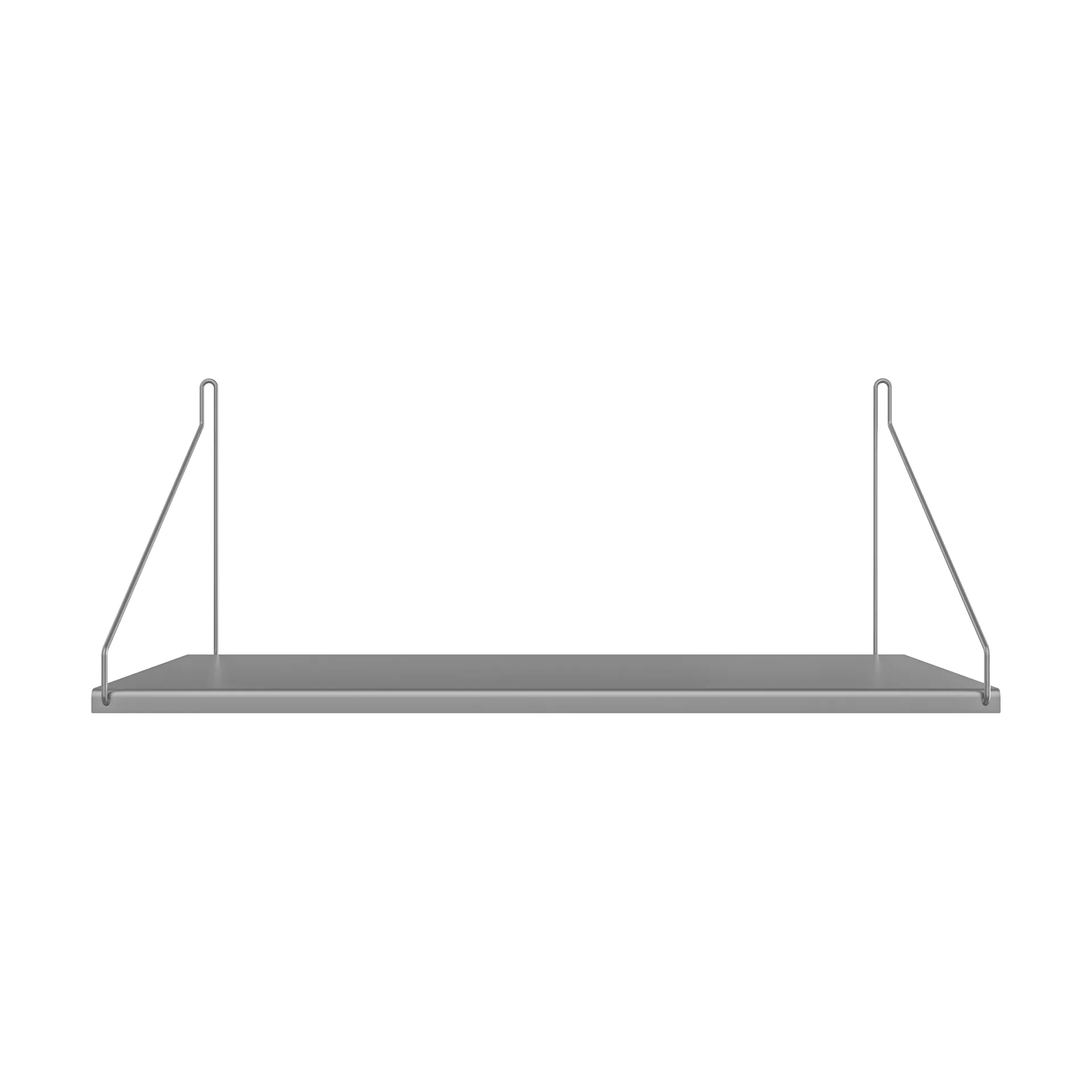 Single Shelf 벽 선반, 스테인리스 스틸, 60x27 cm FRAMA